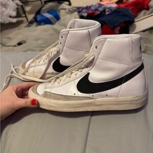 Nike blazers. They are a little dirty but stilll have plenty of wear!